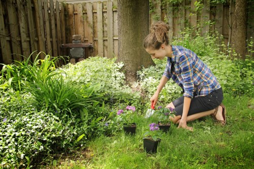 Professional fence installation work in North Harrow